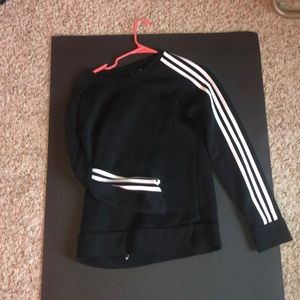 Black Striped Adidas Sweatshirt